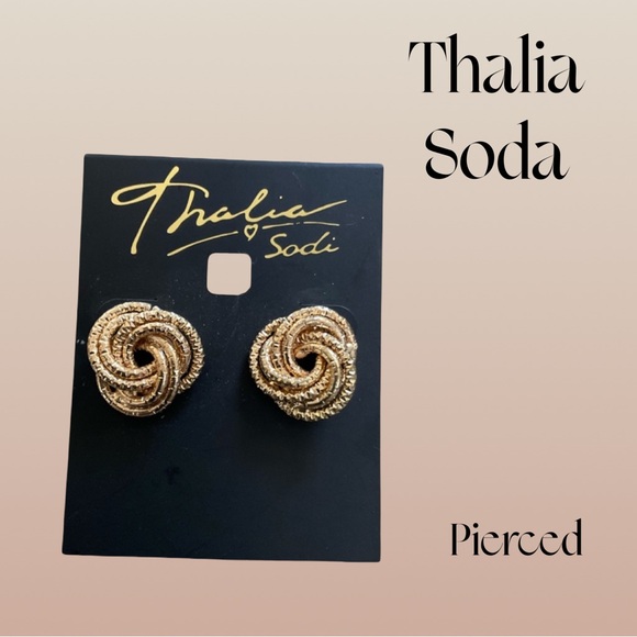 Thalia Sodi Jewelry - Thalia Sodi Gold Knot Earrings Holiday Party Glam New Year’s Eve Jewelry NWT